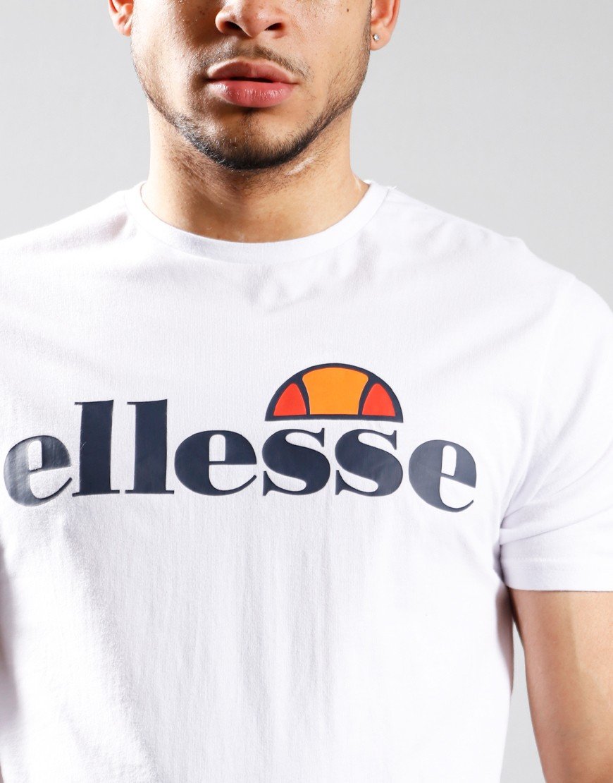 Ellesse - Big Logo Prado T-shirt in White