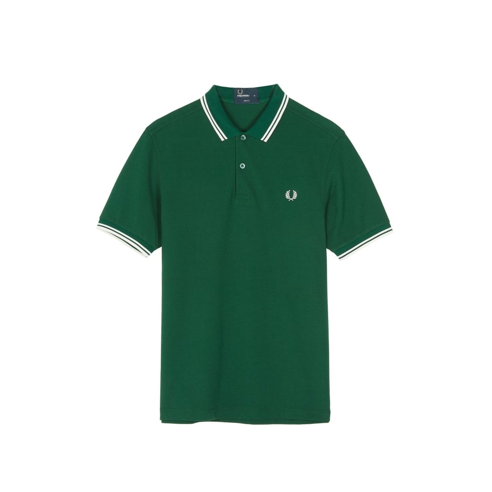 Fred Perry - M3600 in Ivy / White / White – BLOKES