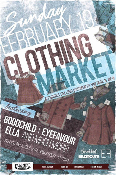 Pop-up Clothing Market, Beer and Brunch