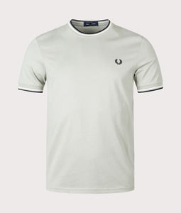 Fred Perry - M1588 Twin Tipped T-shirt in Seagrass