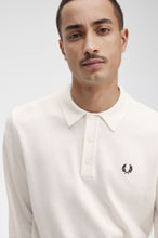 Load image into Gallery viewer, Fred Perry K4535 - Long Sleeve Knitted Shirt in Ecru