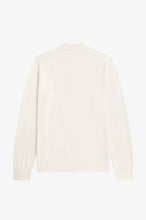 Load image into Gallery viewer, Fred Perry K4535 - Long Sleeve Knitted Shirt in Ecru