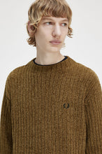 Load image into Gallery viewer, Fred Perry K6511 - Chenille Rib Jumper in Shaded Stone