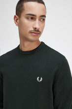 Load image into Gallery viewer, Fred Perry - K9601 Crew Neck Sweater in Green