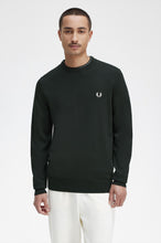 Load image into Gallery viewer, Fred Perry - K9601 Crew Neck Sweater in Green