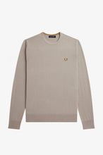 Load image into Gallery viewer, Fred Perry - K9601 Crew Neck Sweater in Dark Oatmeal