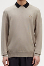 Load image into Gallery viewer, Fred Perry - K9601 Crew Neck Sweater in Dark Oatmeal