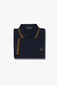 Fred Perry - M3600 in Navy / Dark Caramel