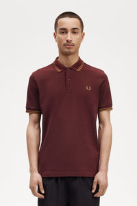 Fred Perry - M3600 in Oxblood / Shaded Stone