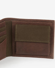 Load image into Gallery viewer, Barbour - Padbury Canvas / Leather Billfold in Dark Brown