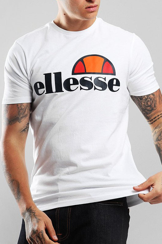 Ellesse - Big Logo Prado T-shirt in White