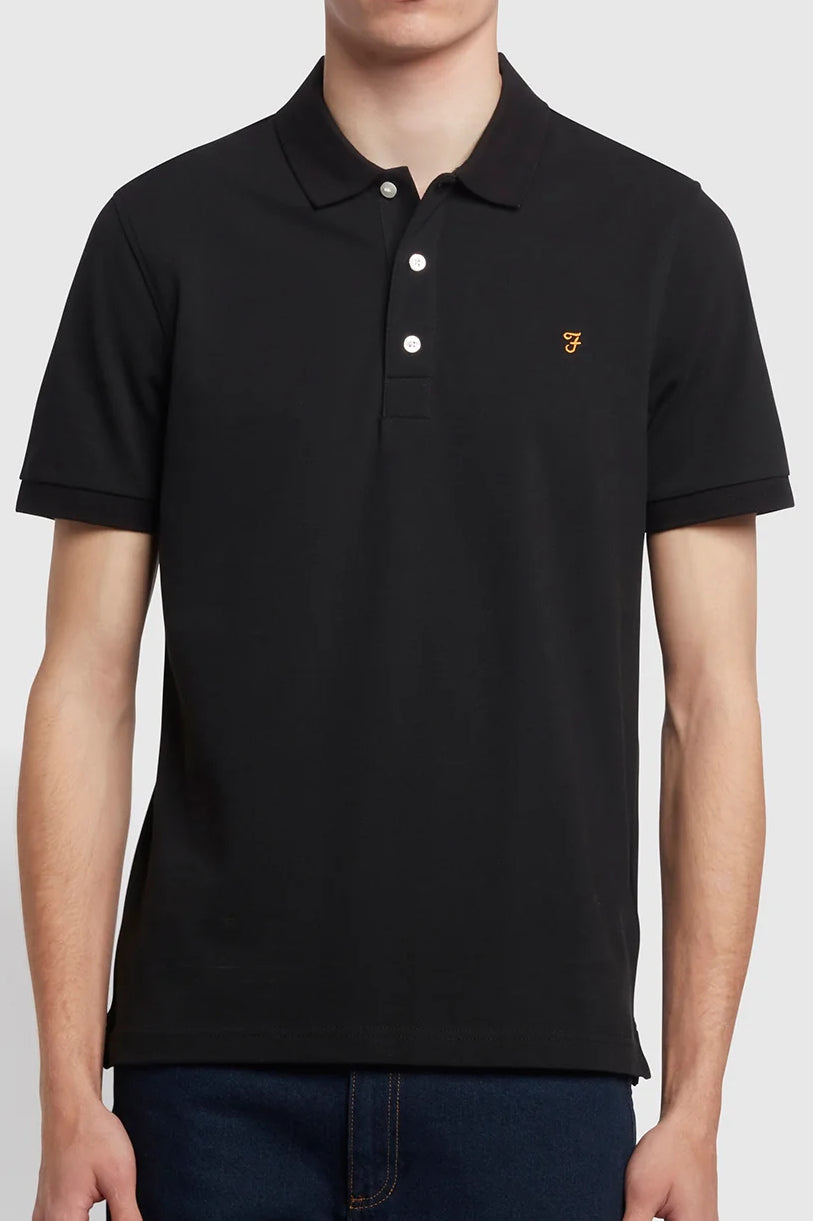 Farah - Blyth Polo in Black