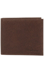 Load image into Gallery viewer, Barbour - Padbury Canvas / Leather Billfold in Dark Brown