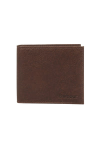 Barbour - Padbury Canvas / Leather Billfold in Dark Brown