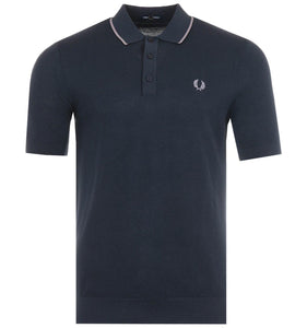 Fred Perry - K9560 - Knitted Polo - Dark Airforce Navy