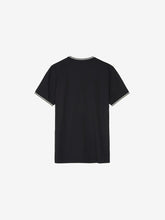 Load image into Gallery viewer, Fred Perry - M1588 Twin Tipped T-shirt in Black/Snow White