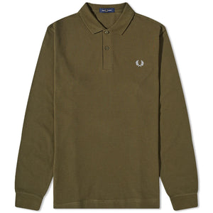 Fred Perry - M6006 Long Sleeve in Uniform Green