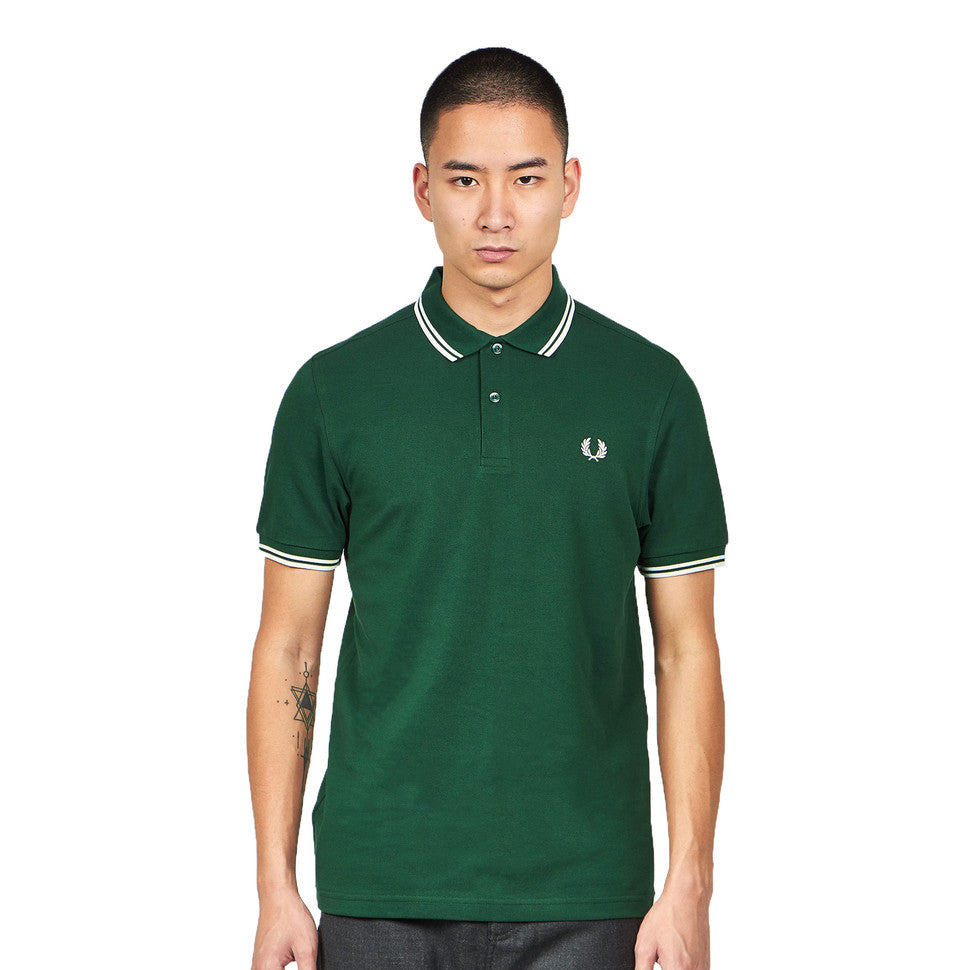 Fred Perry - M3600 in Ivy / White / White – BLOKES