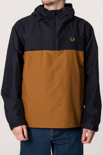 Fred Perry - Quarter Zip Colour Block Overhead Jacket J4560