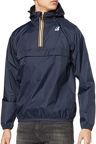 K-Way - Overhead 1/2 Zip Leon Jacket - Navy