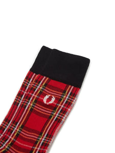 Fred Perry - Socks in Royal Stewart Tartan