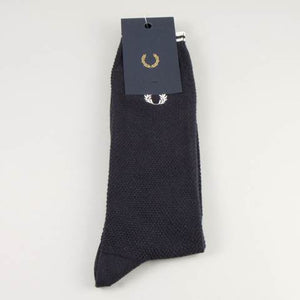 Fred Perry - Tipped Socks in Black / Porcelain