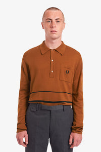 Fred Perry Reissues - K1808 Striped Hem Knitted Shirt