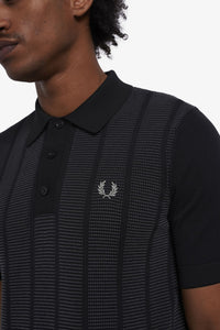 Fred Perry K4539 - Contrast Stitch Knitted Shirt