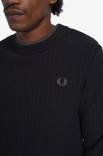 Load image into Gallery viewer, Fred Perry K4542 - Textured Crew Neck Jumper