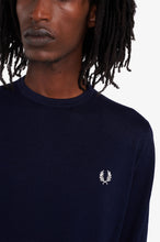 Load image into Gallery viewer, Fred Perry - K9601 Crew Neck Sweater in Navy