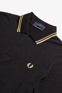 Fred Perry Reissue - M12 Shirt in Black/Champagne