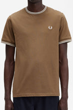 Load image into Gallery viewer, Fred Perry - M1588 Twin Tipped T-shirt in Shaded Stone