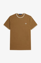 Load image into Gallery viewer, Fred Perry - M1588 Twin Tipped T-shirt in Shaded Stone