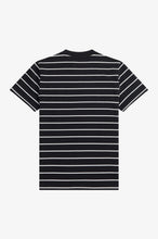 Load image into Gallery viewer, Fred Perry M4626 - Terry Cloth Stripe T-Shirt - Black