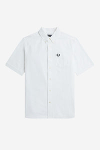 Fred Perry - M5503 Short Sleeve Shirt in White