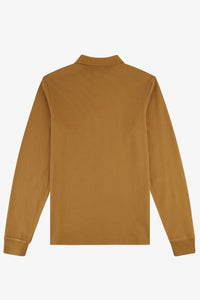 Fred Perry - M6006 Long Sleeve in Dark Caramel