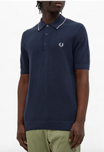 Load image into Gallery viewer, Fred Perry - K9560 - Knitted Polo - Dark Airforce Navy