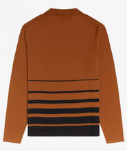 Load image into Gallery viewer, Fred Perry Reissues - K1808 Striped Hem Knitted Shirt