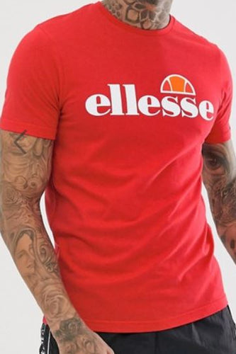 Ellesse - Big Logo Prado T-shirt in Red