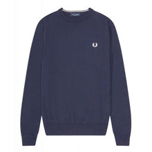 Load image into Gallery viewer, Fred Perry - K9601 Crew Neck Sweater in Navy