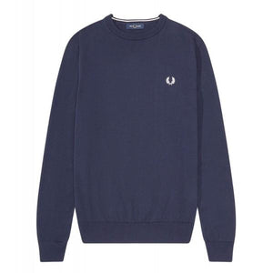 Fred Perry - K9601 Crew Neck Sweater in Navy