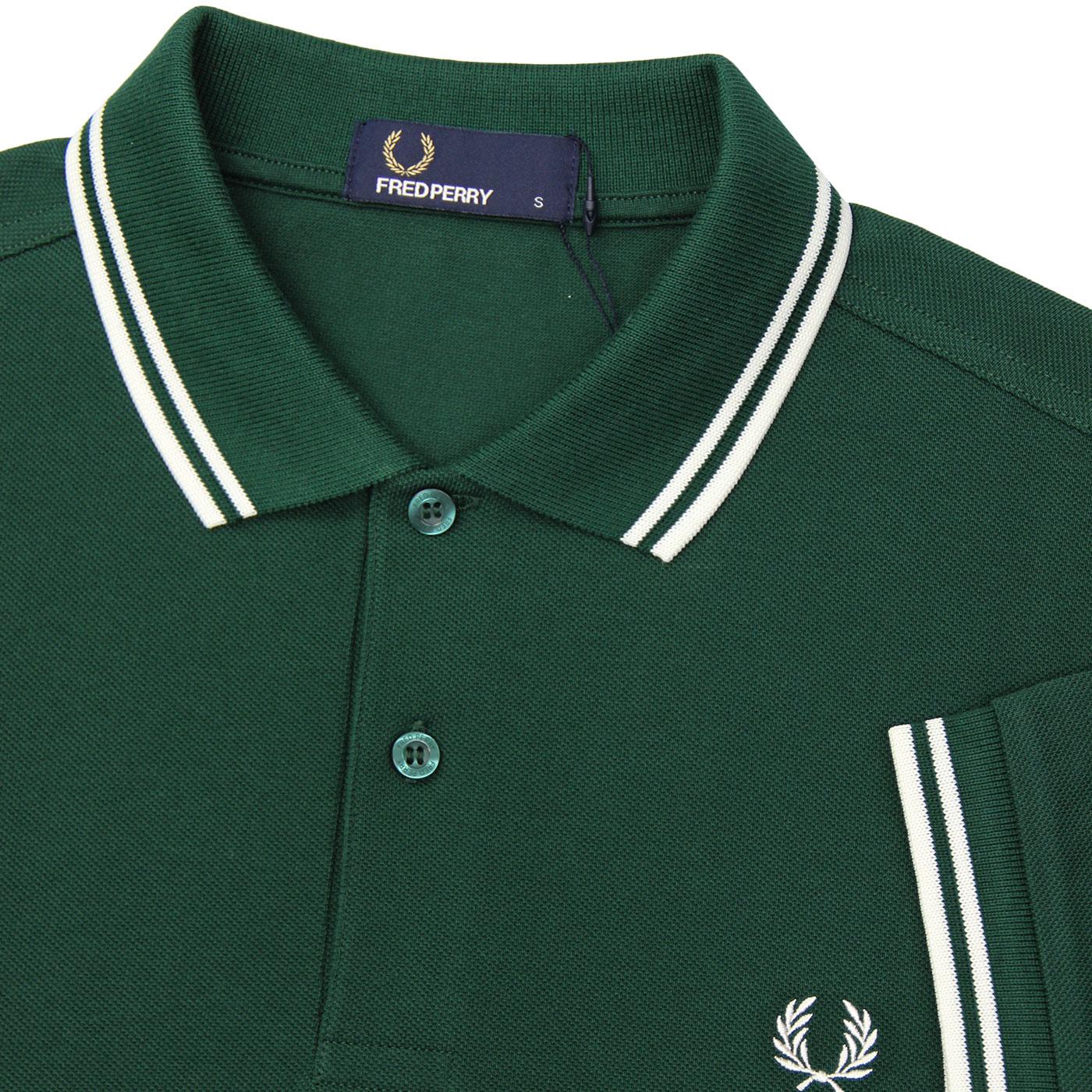 Fred Perry - M3600 in Ivy / White / White – BLOKES