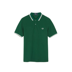 Fred Perry - M3600 in Ivy / White / White