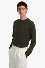 Load image into Gallery viewer, Fred Perry - K9601 Crew Neck Sweater in Uniform Green