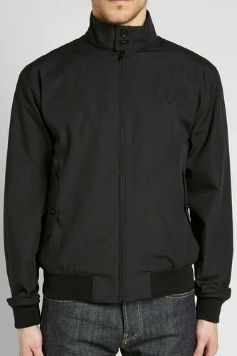 Fred Perry - Made in England Harrington Jacket J7320 in Black
