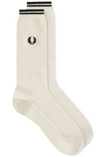 Load image into Gallery viewer, Fred Perry - Tipped Socks in Ecru / Black