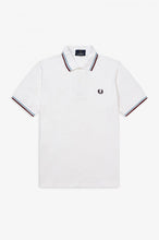 Load image into Gallery viewer, Fred Perry M12 - Made in England - White / Ice / Maroon