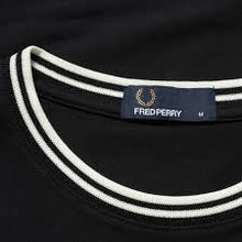 Load image into Gallery viewer, Fred Perry - M1588 Twin Tipped T-shirt in Black/Snow White