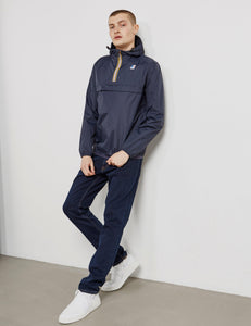 K-Way - Overhead 1/2 Zip Leon Jacket - Navy