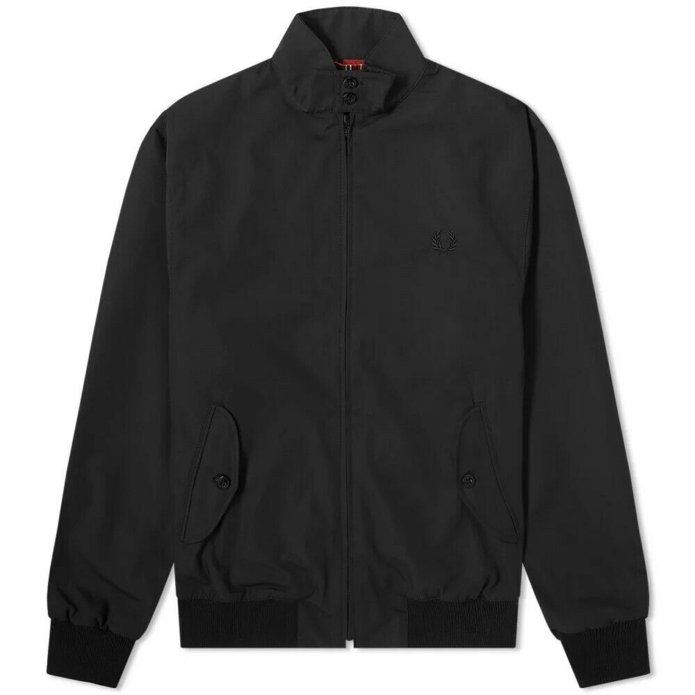 Fred Perry - Made in England Harrington Jacket J7320 in Black